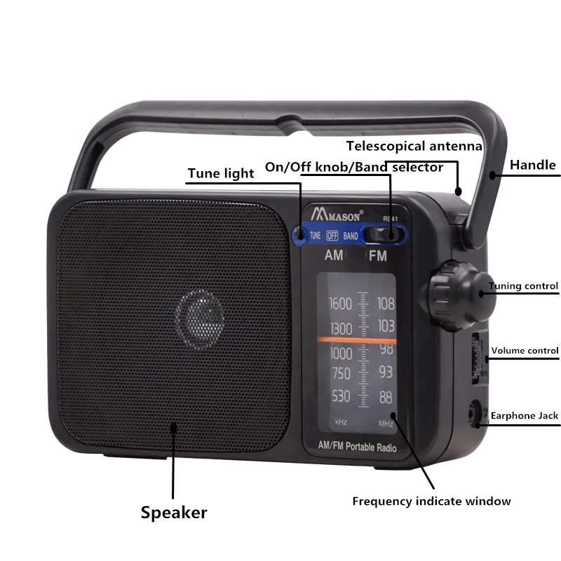 Wholesale Price Cheap Custom Desktop Multiband Kitchen BT FM AM Portable Radio for Sale