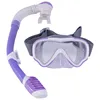 Conjunto Morado y Blanco
