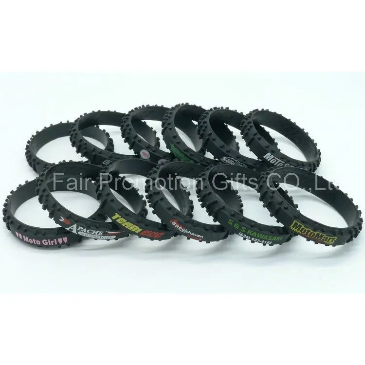 PATIKIL Braccialetti In Gomma Siliconica - 24 Pezzi, Colori Solidi, Morbidi E Impermeabili, Circonferenza 20 Cm, Per Feste, Eventi, Identificazione, Regali - 4