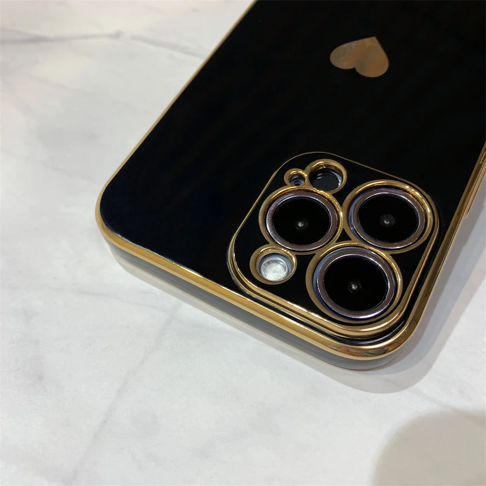New Pattern case Straight Edge Full love Shape Girl Woman Stylish Mobile Phone Cover for iphone 13 Pro Max 12 11 case