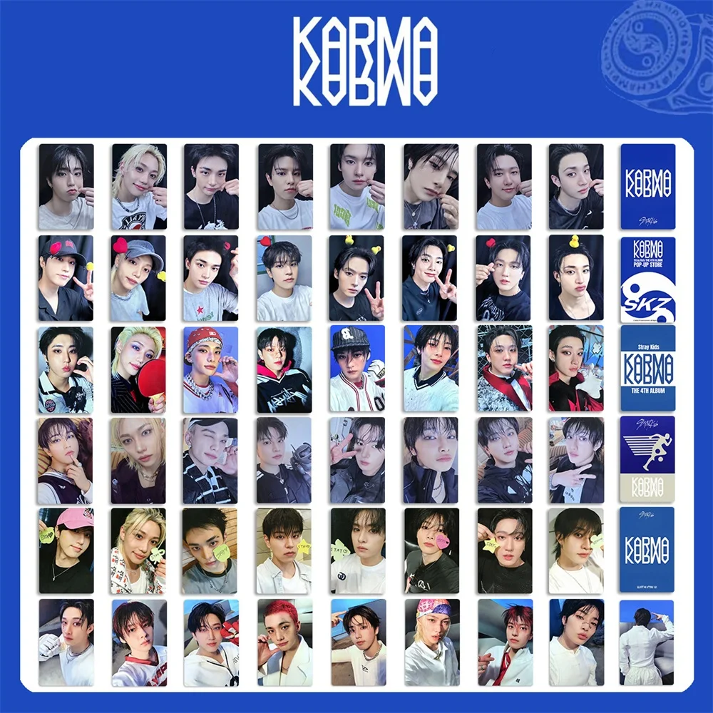 8Pcs/Set KPOP STRAY KIDS New Album KARMA HD Photocards YUJIN