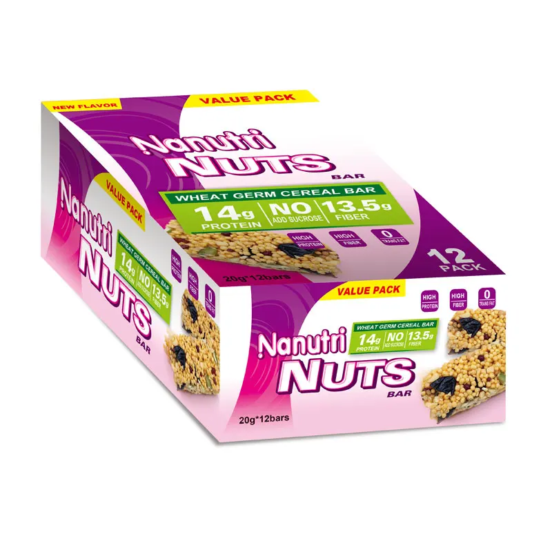 Wholesale Wafers Snacks Nutrition Organic Protein Bars Vegan Energy Food Meal Replacement Bar