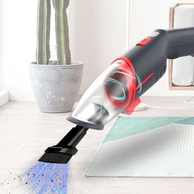 Usb перезаряжаемый высокомощный ручной Аккумулятор беспроводной легкий пылесос с