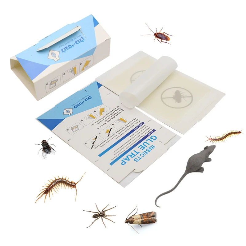 Disposable Foldable Pest Control Glue Board Traps Rat Trap Glue Board