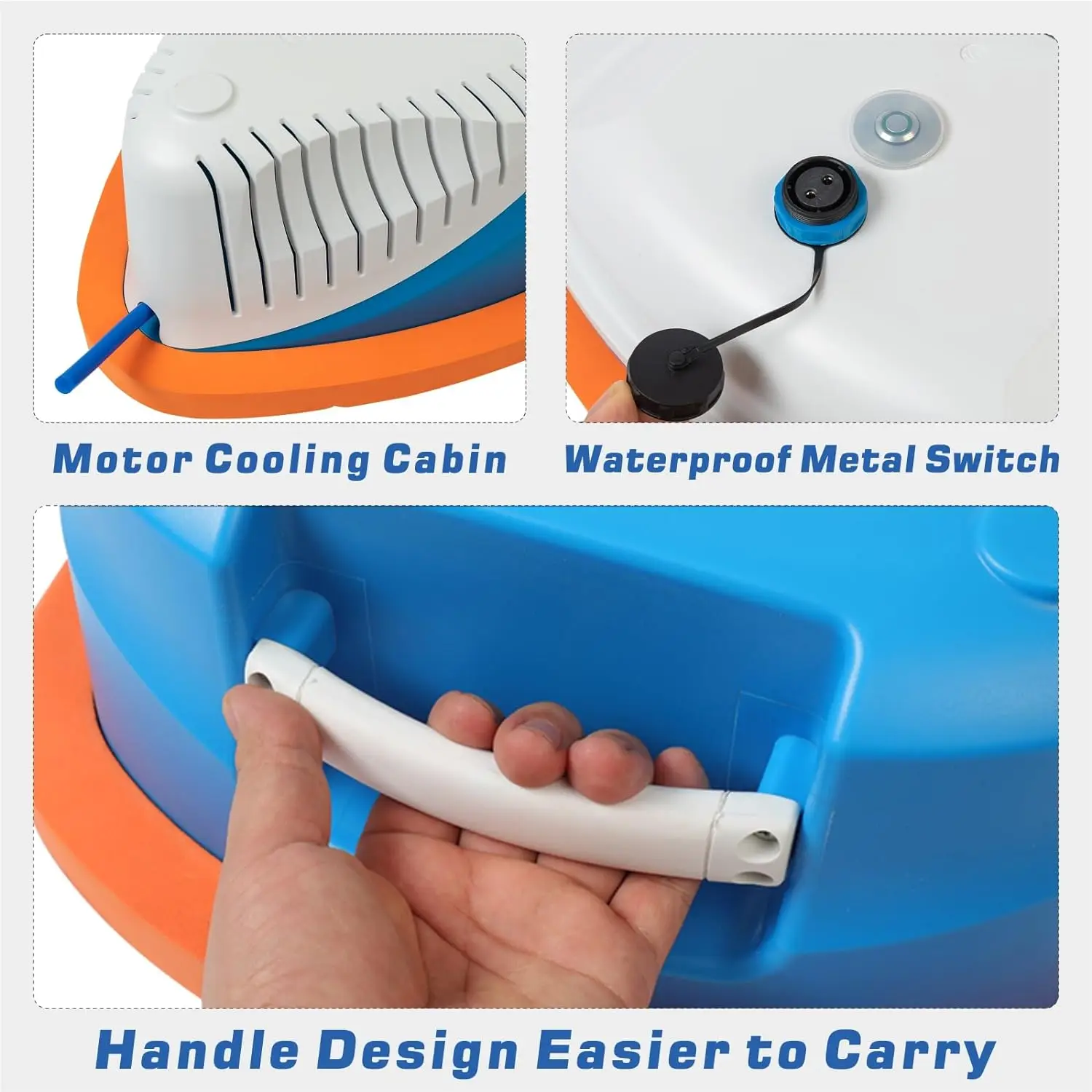 Portable Rechargeable Scuba Diving Ventilator Tankless Waterproof Air Compressor Swimming Pool Toys Diving Equipment Toys