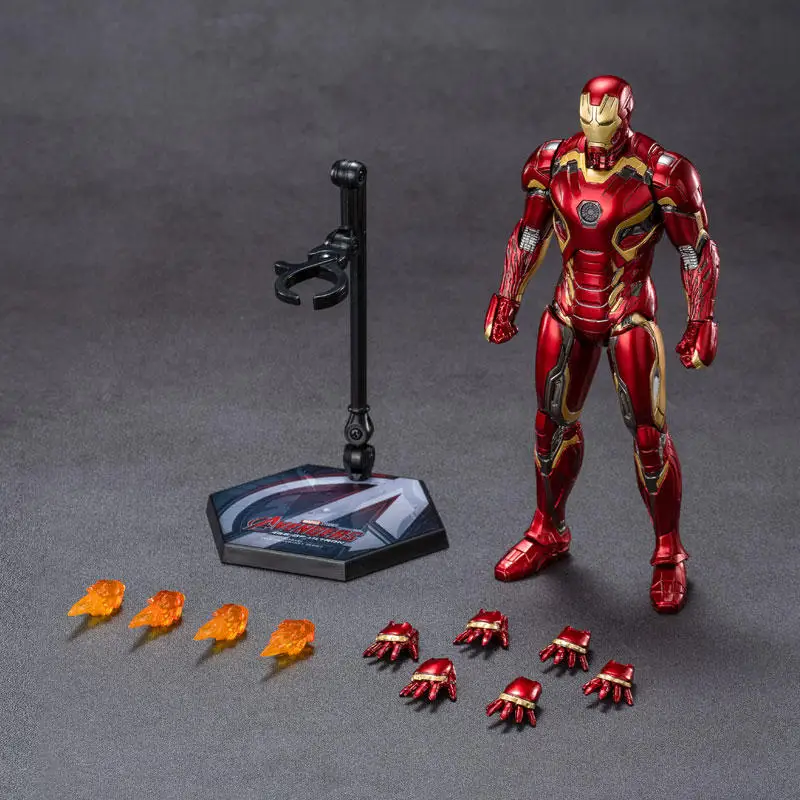 Zd Toys Iron Man Mk45 Action Figure - Marvel 10th Anniversary