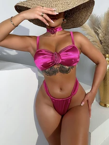 2026 Hot Selling Quick Dry Fabric Luxury Swimwear Beachwear Swimsuit Bikini