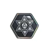 1276 Black with Silver Holographic