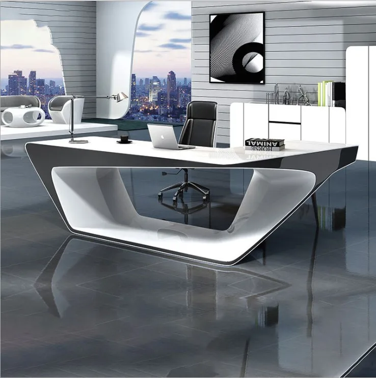 Accessorie Reception Office Desk Living Room Executive Gadgets Computer Office  Desk Workbench Study Escritorios Furniture QF50OD