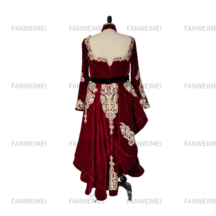 14560# Dark Blue Eightale Morocco Kaftan - Formal Evening Dress