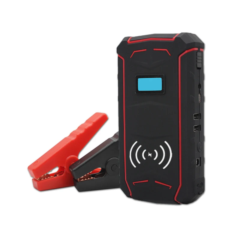 WireLess Charging 12V Auto Emergency Tools 12000Mah Multi Function Portable Car Jump Starter KC09