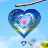 Corazón azul cielo