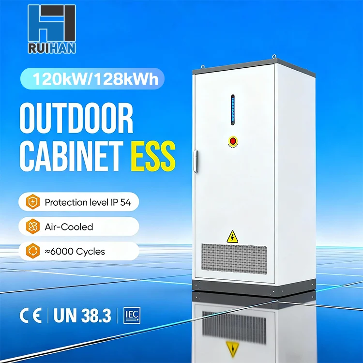 Nyeste på lager energilagringssystem 120 kW/128 kWh lithium-jernfosfat batteri med over 6000 cyklusser, problemfri backupstrøm