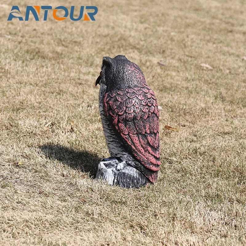 Wholesale Owl Decoys To Scare Birds Away Solar Powered Owl Head Buy