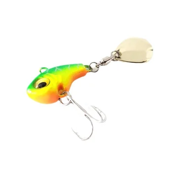 Luya Second Generation Metal Vib Bait Freshwater Bass Fish Rotating Sequins Attracts Sea Bass Zander Saltwater Drop-Up – Metal Jig – view 2