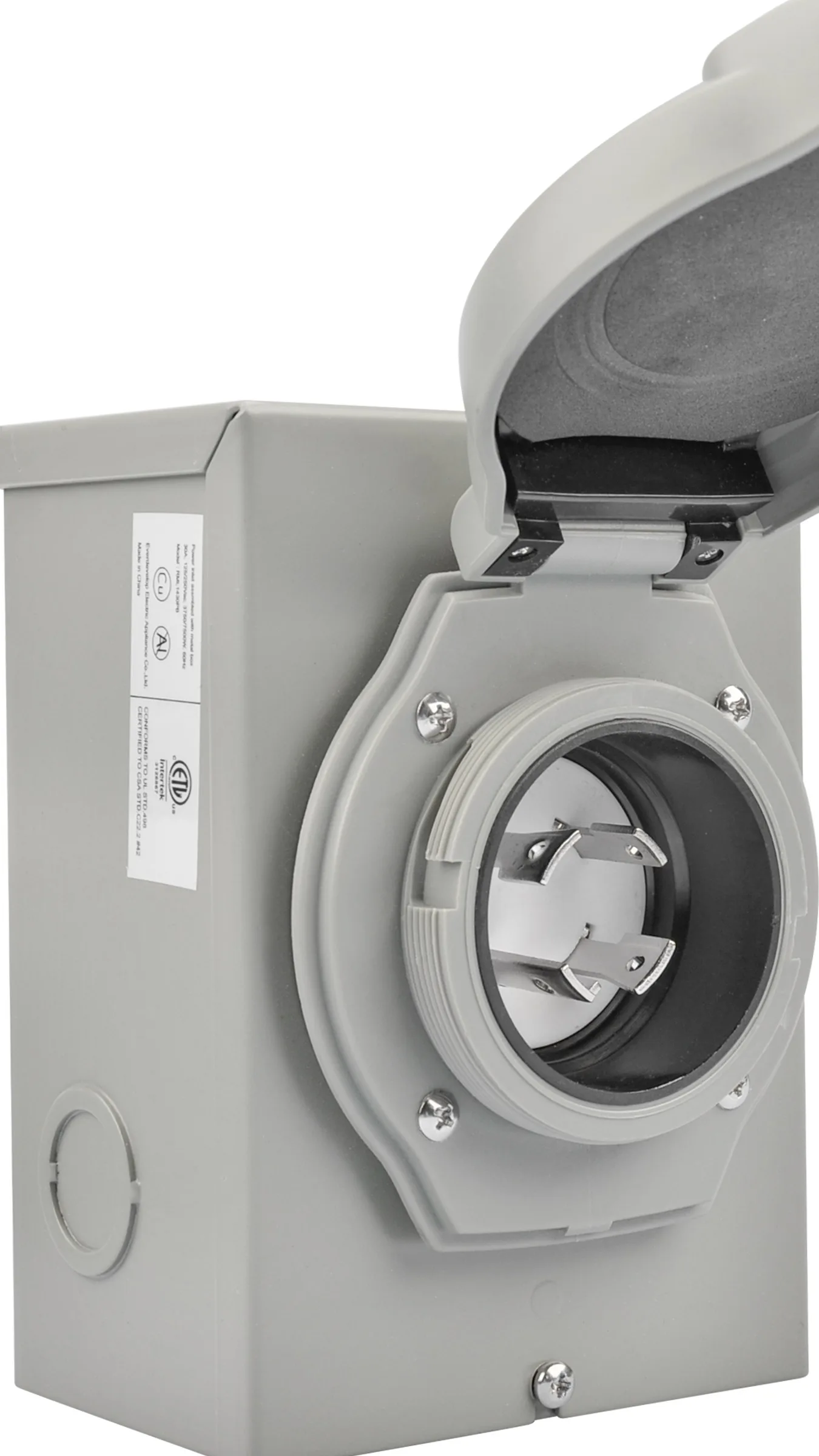 30a Power Inlet Box L1430p With Waterproof Cover And Generators With