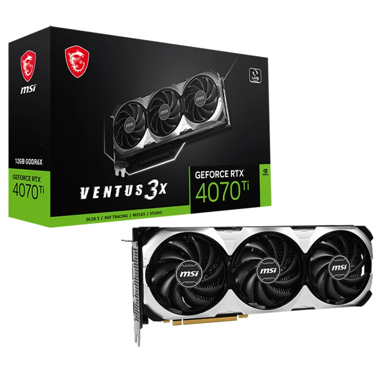【きゃメ】 3X GEFORCE RTX 4070 Ti MSI GeForce RTX 4070 Ti VENTUS 3X 12G Gaming Graphics Card