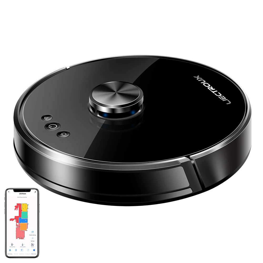 Автоматический перезаряжаемый умный робот-пылесос LIECTROUX, лазерное позиционирование с сильным всасыванием XR500