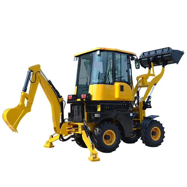 On Sale New Wheel 4 in 1 Bucket Backhoe Loader - Durable & Efficient