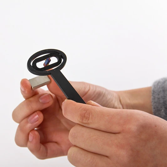 basic pole identifier locates north & south poles magnetic pole