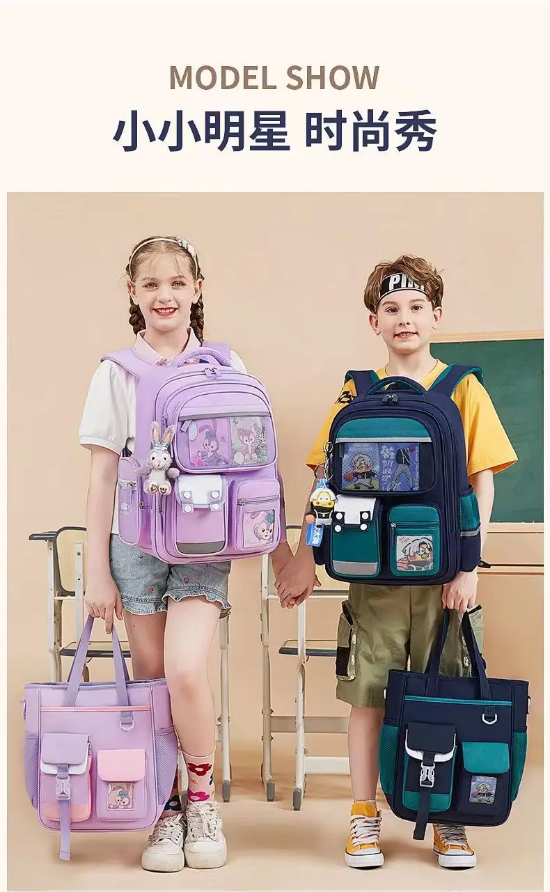 New Kawai Grade 1-6 Girls Lightweight School Bag Children Backpack Bag School Bags for Teenagers