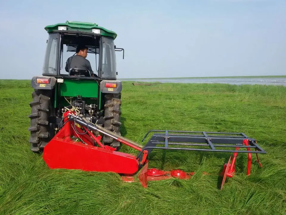 Fast Delivery Factory Sale  Lowest Price 7 Disk  Disc Rotary Mini hay Disk bar Mower Grass Hopper Mower