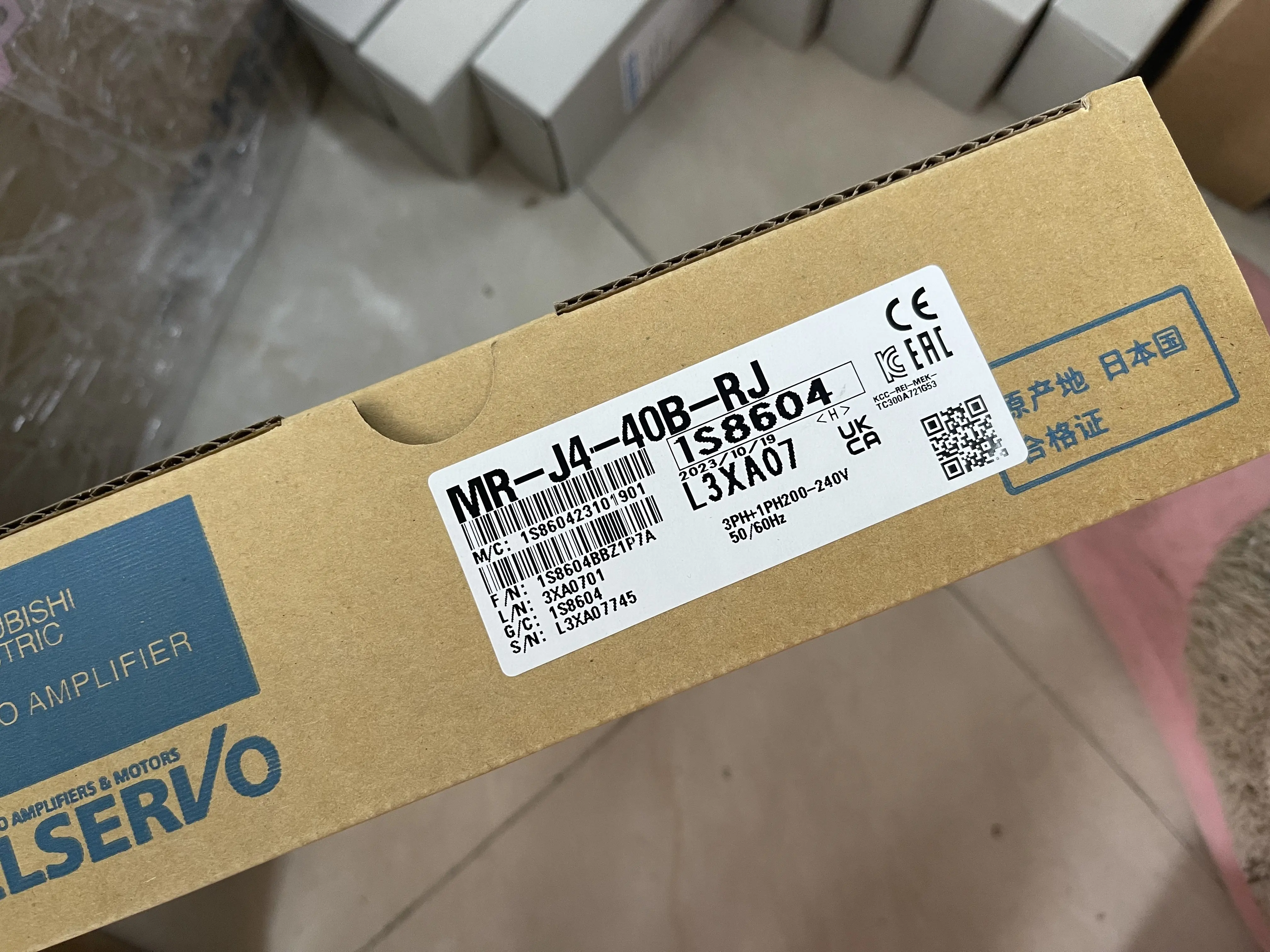 Mitsubishi AC Servo Amplifier MR-J4-40B-RJ