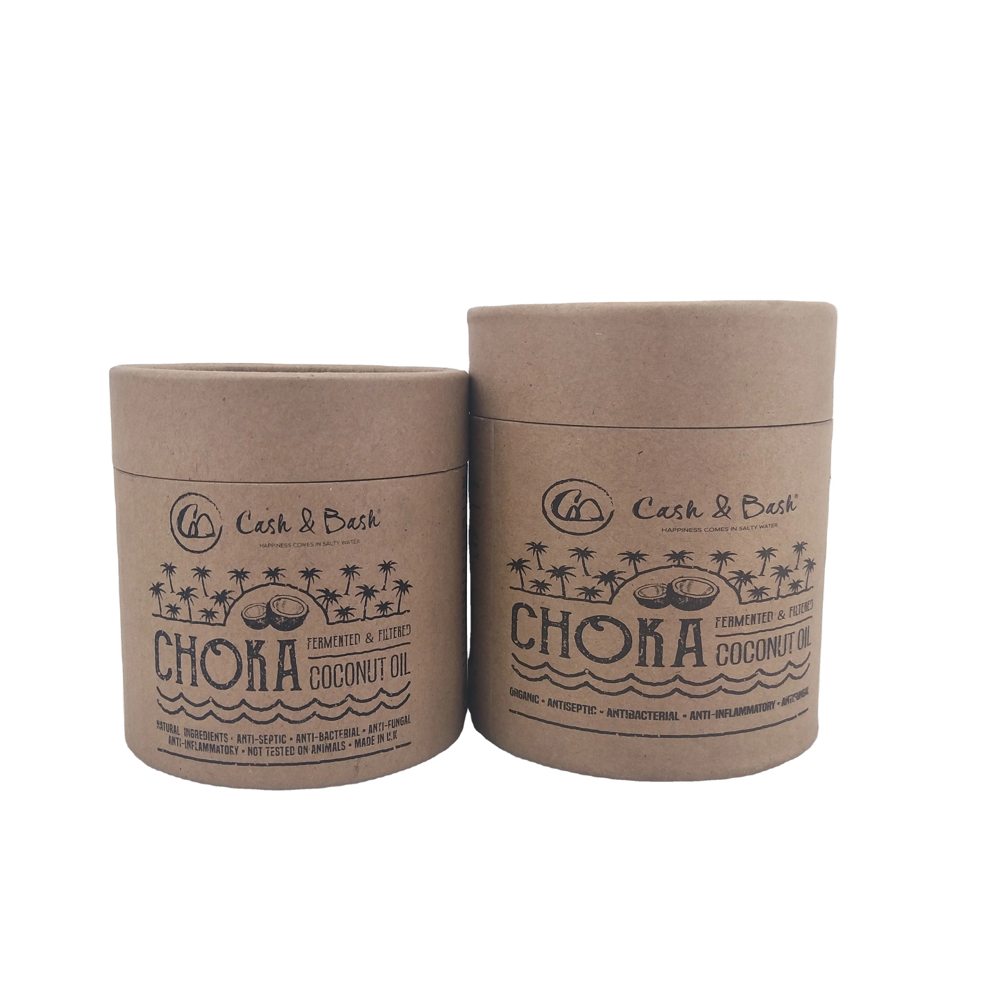 High Quality Eco Friendly Material Round Cylinder Kraft Paper Cardboard Tube Packaging