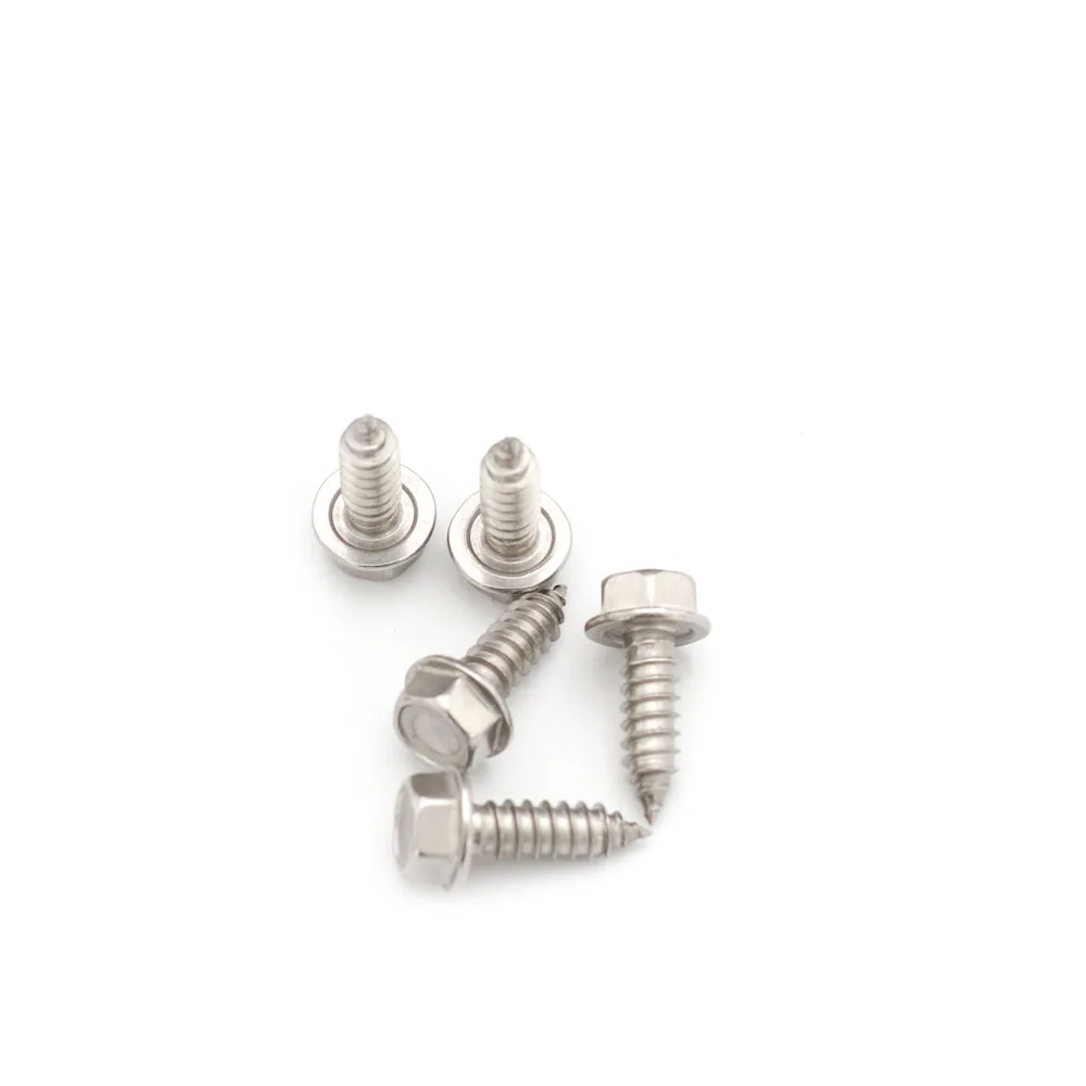 316 A4 Self Tapping Tappers M4 M6 M8 Hexagon Washer Head Stainless
