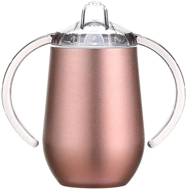10oz Stainless Steel Double Wall Insulated Blank Baby Bottle Feeding Supplier Sublimation Sippy Cups Tumbler Sublimation
