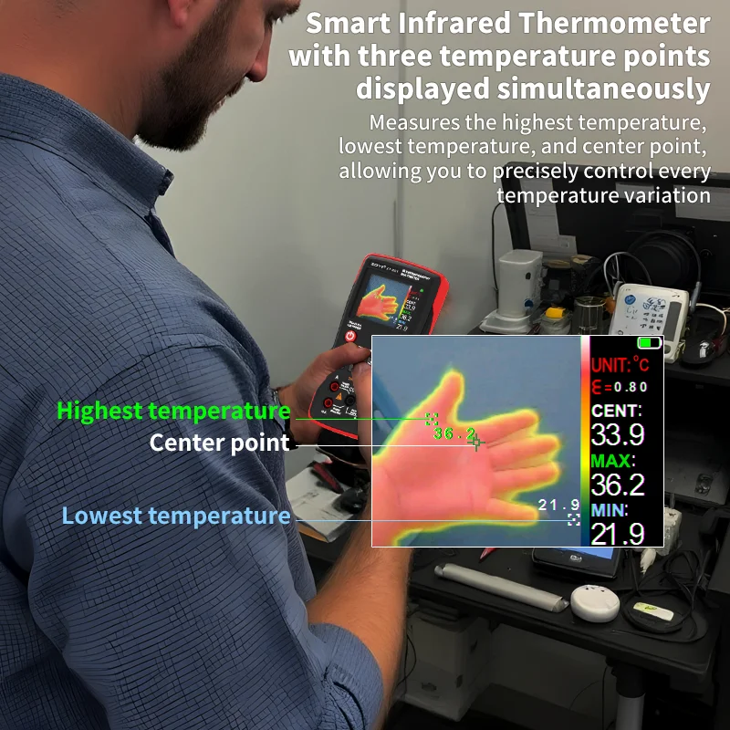 ZOYI ZT-R01 2-in-1 Thermal Imaging Multimeter with IR Camera for