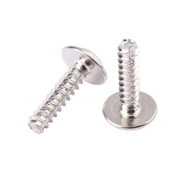 Factory fastener stainless steel SS304 SS316 A2-50 A2-70 cross recessed pan head with collar tapping screw DIN 968