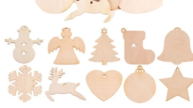 Hot Sell Laser Cut 2d 3d Wall Decor Christmas Tree Decoration Wooden ...