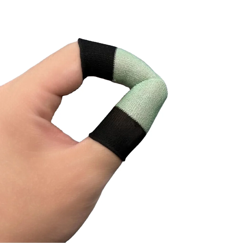 Anti-Slip Thumbs Safety Gloves Gaming Finger Sleeve for PUBG Mobile Phone Sweat-proof Touch Screen Friendly Cover