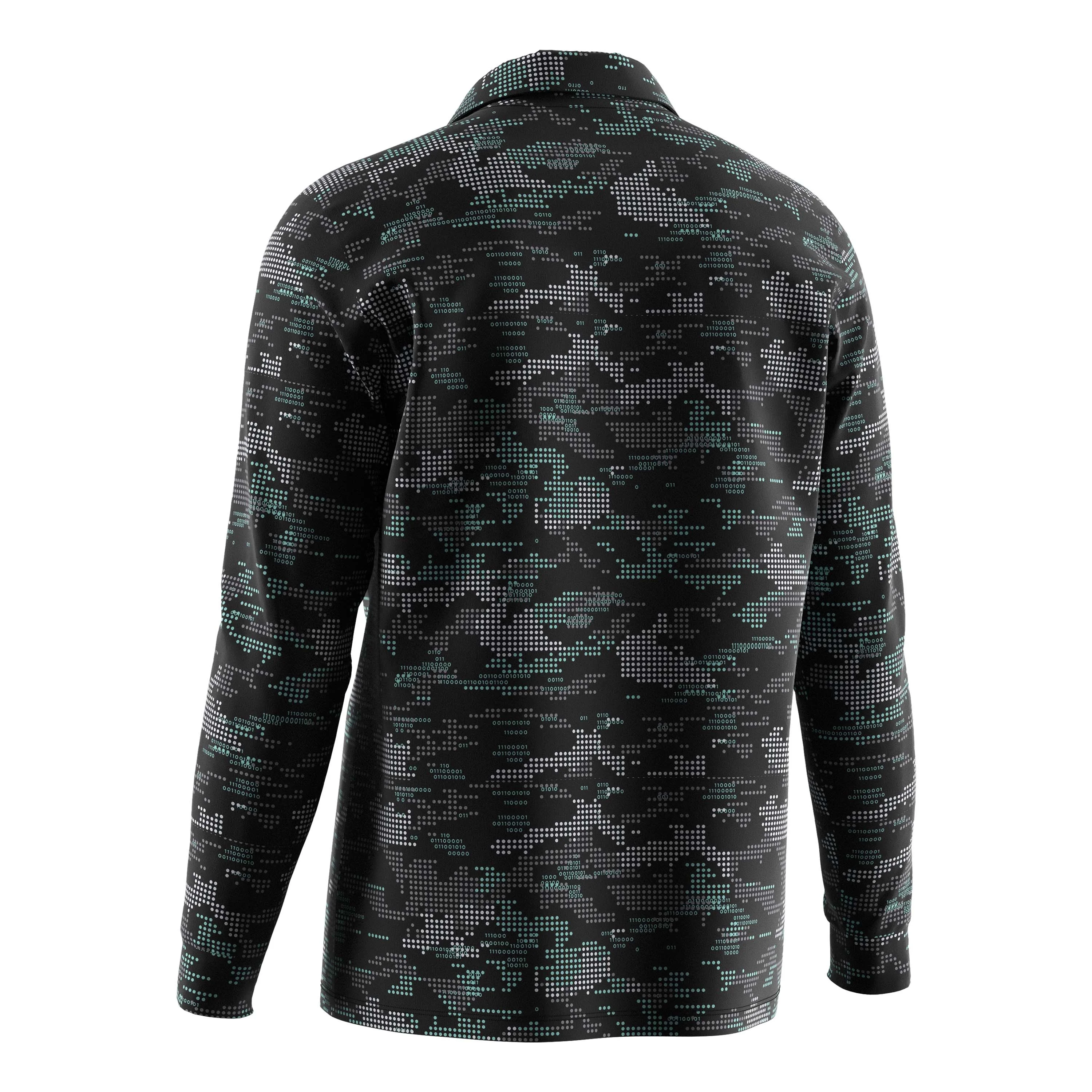 フィジークフレーム Sharp Collar Zip Polo - BLACK フィジーク