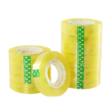 BOPP Stationery Tape Small Adhesive Packing Tape Transparent Tape for Students Kids