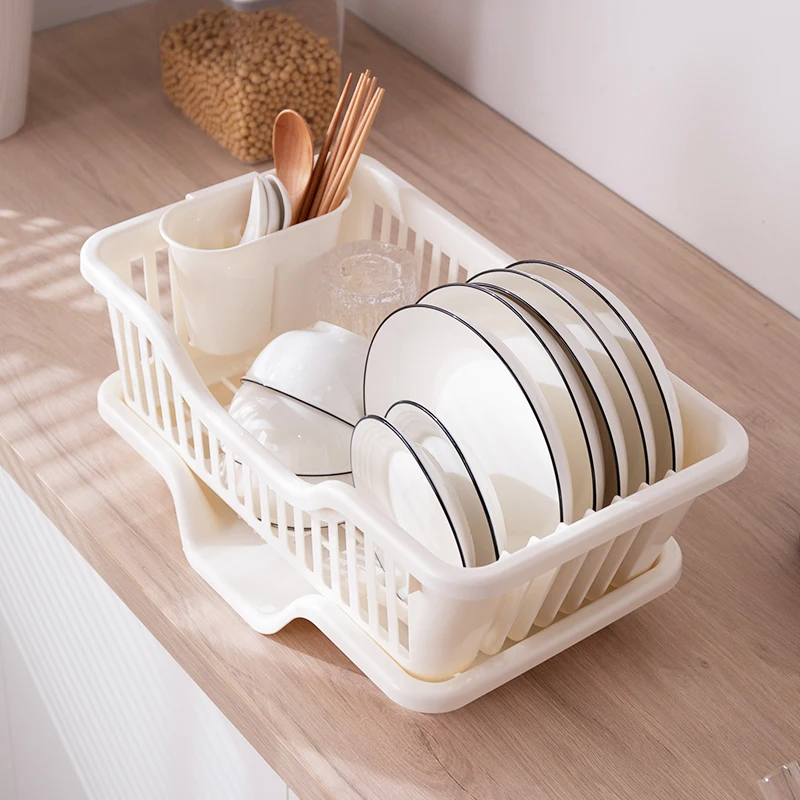 Plastic Kitchen Rack Efficient Storage Drying Solution