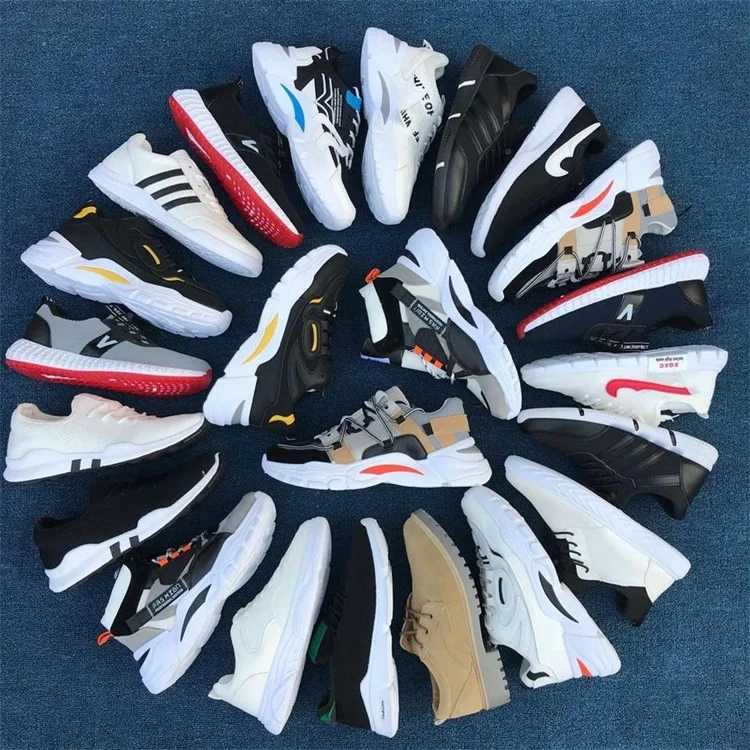 Stock Liquidation Stock Lots Casual Comfort Used Shoes Fashion Men