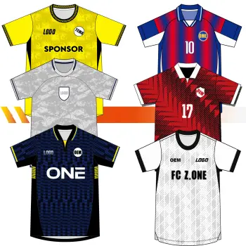 High Quality Custom Football Team Uniform Sets Breathable Sublimation Jersey Personalized Logo Name New Season Club