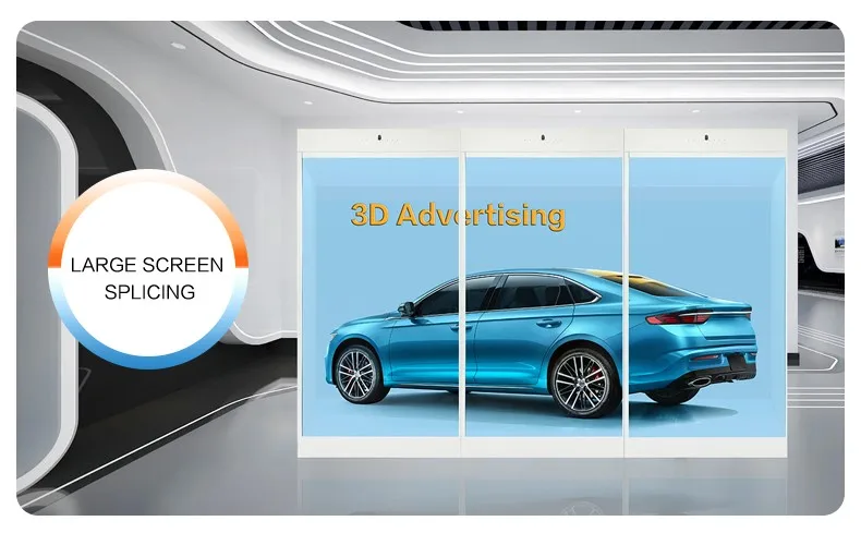 86インチ 人型インタラクティブ3Dホログラムボックス LCDディスプレイ