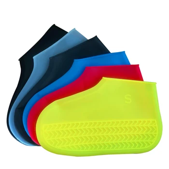 Waterproof Silicone Non-Slip Shoe Cover Thickened Student Boot Cover for Outdoor Travel Rainy Days Portable Household Sundries