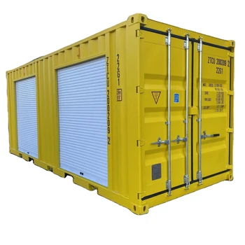20ft storage container with rolling shutter doors