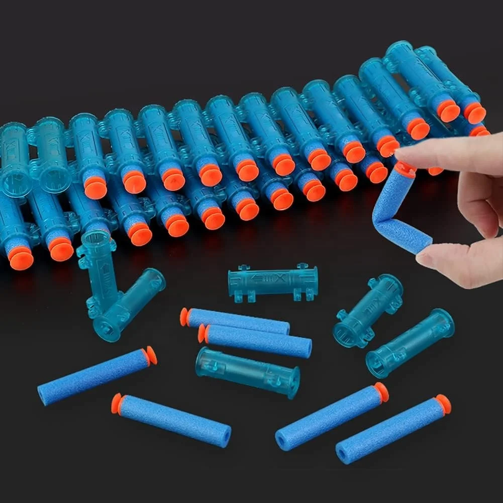 Gatling Soft Bullet Toy Gun for Kids Gatling Shooting Model Kit for Adults Blasting Toy Foam Blasters Soft Foam Bullets
