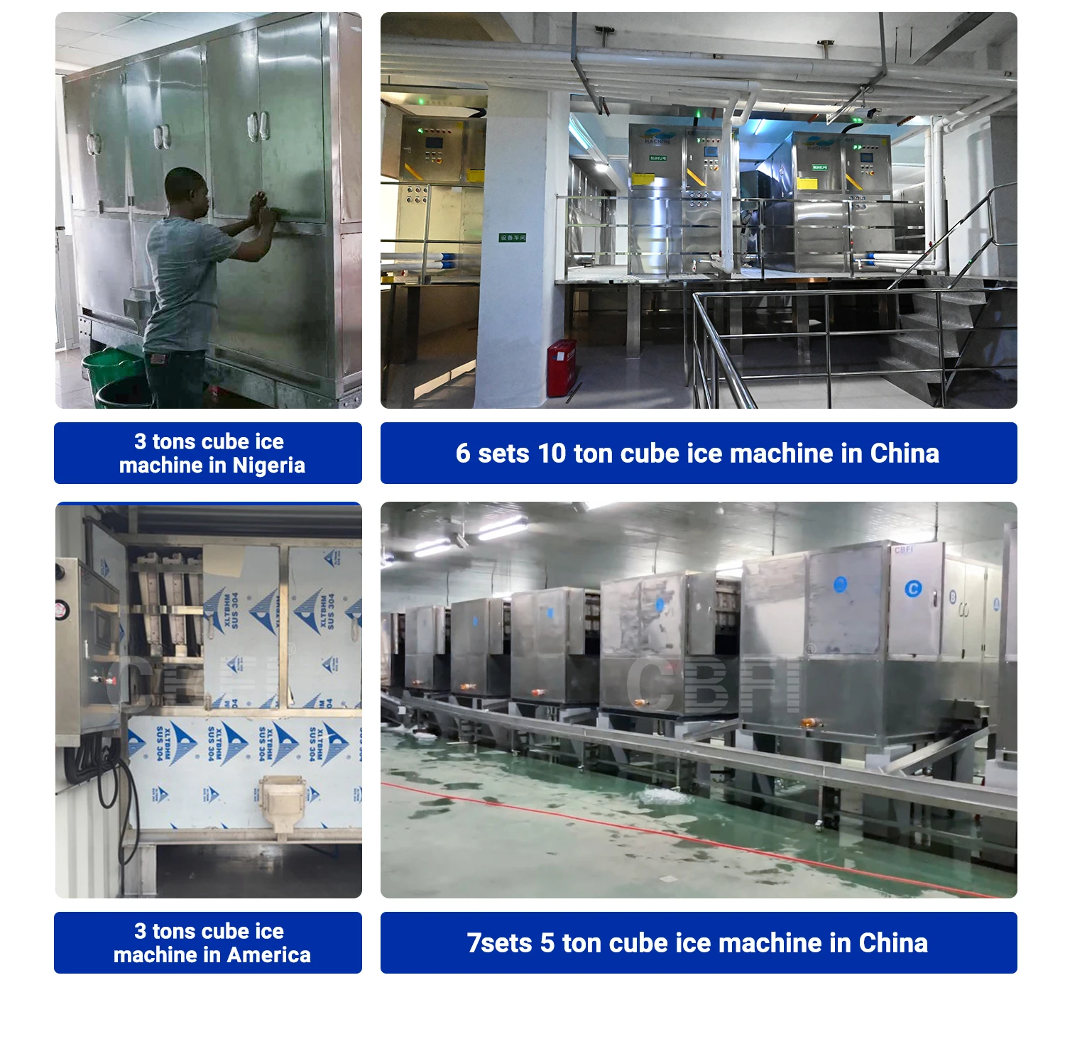 1 Tons Industrial Automatic Edible Large Ice Cube Maker with CE Certificate  Manufacturer China - Factory Price - ICESOURCE