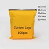 Yellow zipper bag