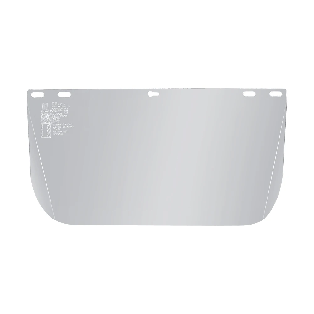 Прозрачный цветной одноразовый Полиакриловый защитный щиток для лица FC48N индивидуальный козырек из прочного поликарбоната