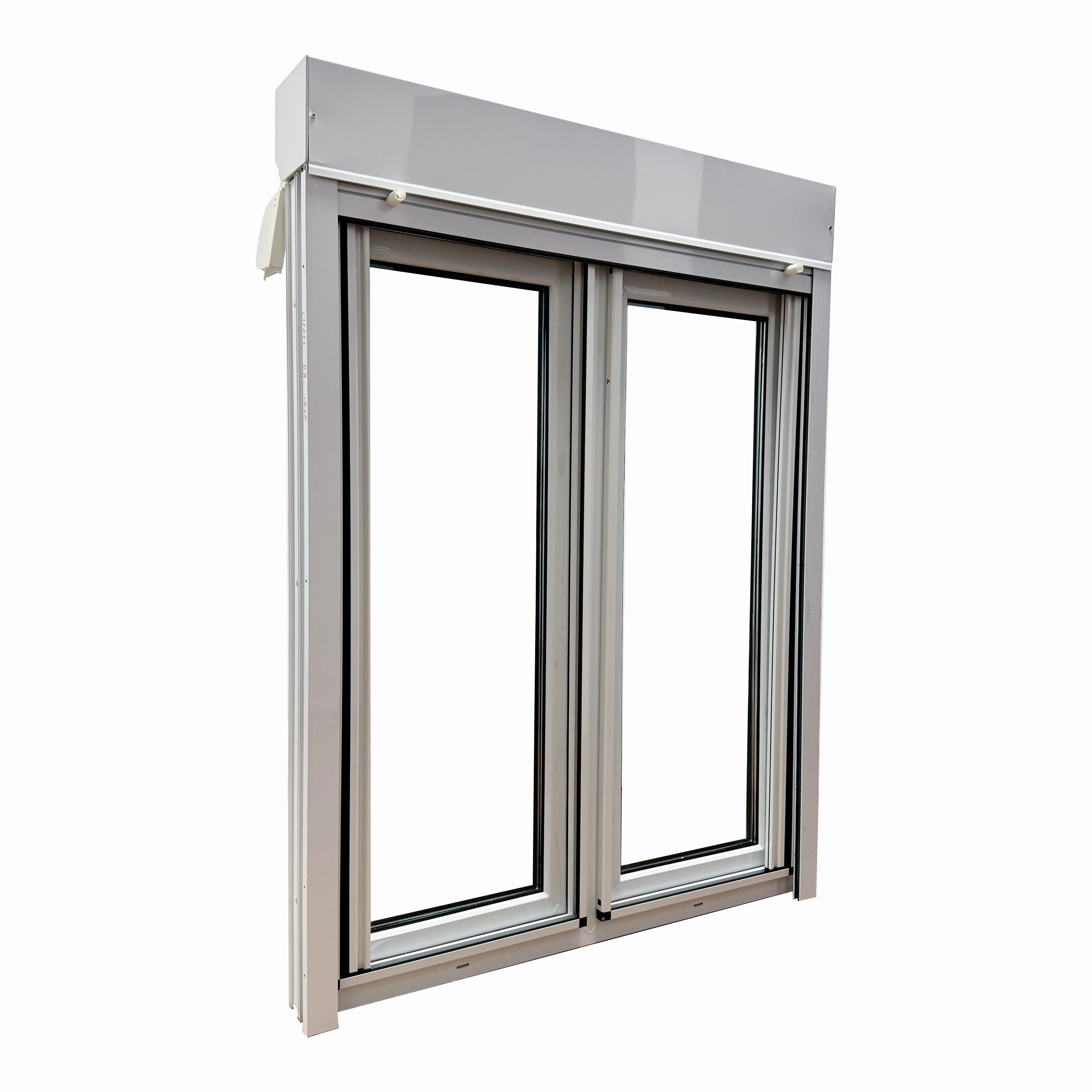 UPVC Casement Window with Roller Shutters Customized Product Good Wind Resistance  High Strength Modern Design  Good Sealing