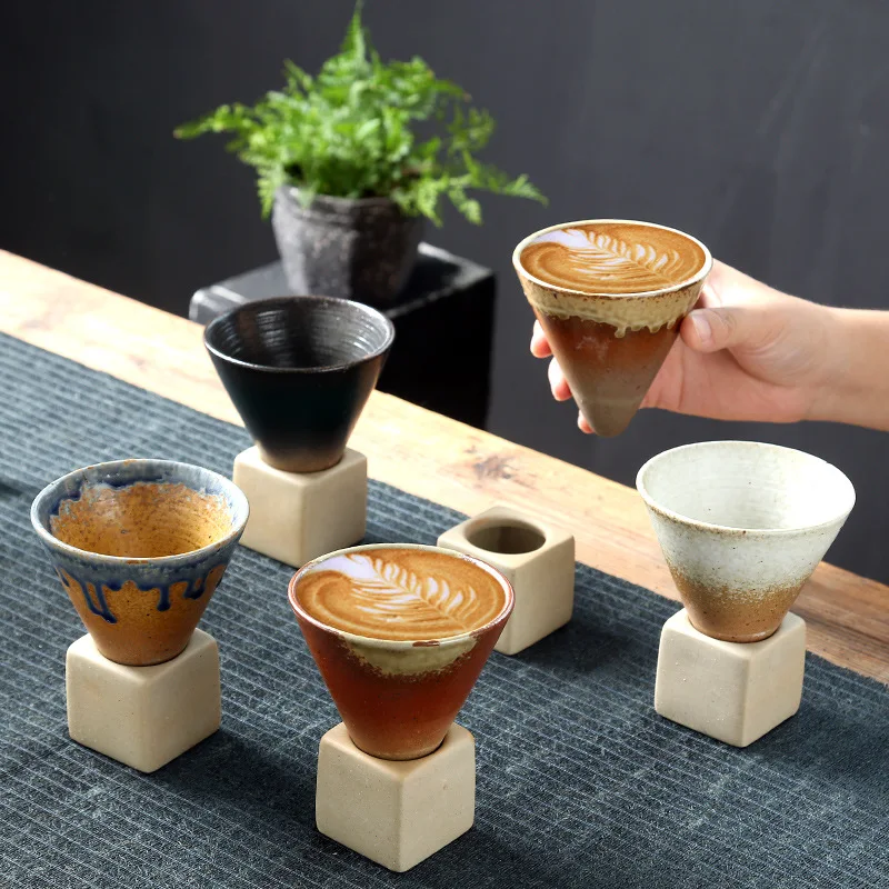 2023 Hot Sale AliExpress Mug Afternoon Tea Custom Logo Retro Ceramic Coffee  Cup