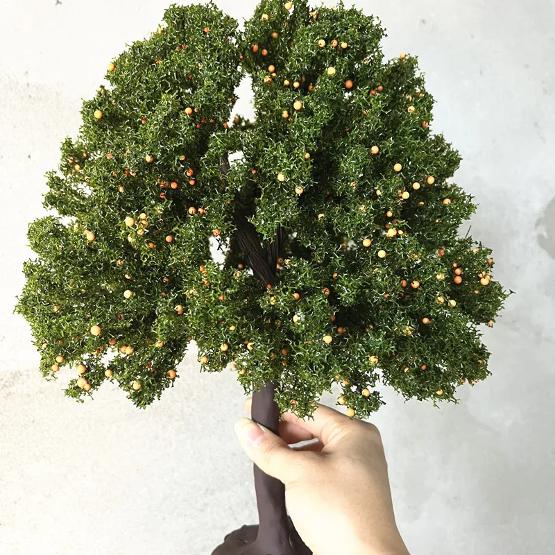 Lot De 2 Pommiers Miniatures – Arbres Réalistes Pour Dioramas, Bacs à Sable, Déco Jardin Et Paysages