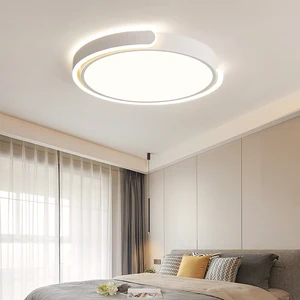 Modern Indoor Lighting Fixture White Round LED Ceiling Lamp for Bedroom Ceiling Light